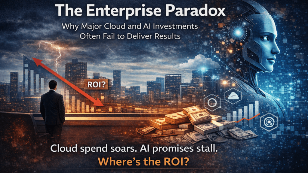 The Enterprise Paradox: Why Major Cloud and AI Investments Often Fail to Deliver&nbsp;Results